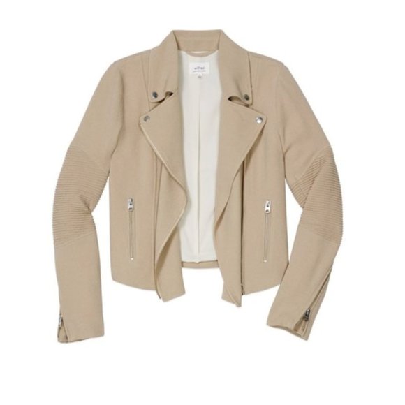 Aritzia Wilfred Montesson Motorcyle Crepe jacket - Picture 6 of 16